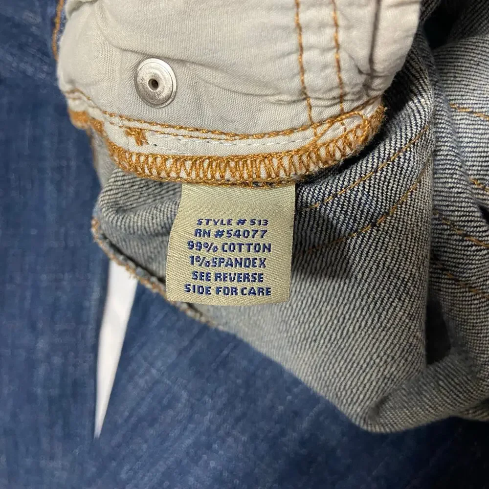 CAbi Jeans Womens Size 2 Rivets Straight Stretch Denim Low Rise Style #513 - Picture 15 of 16